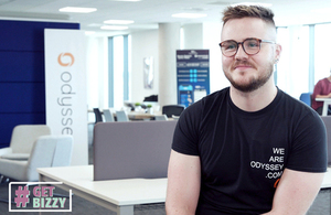 Dominic Bonaker, the CEO of web design agency Odyssey Ltd.
