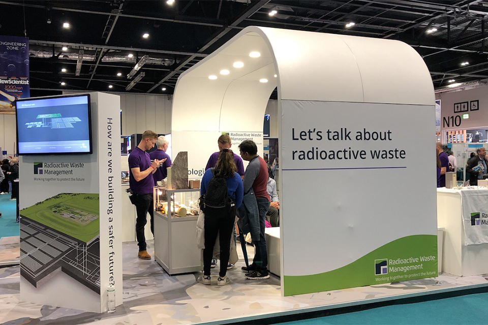 RWM stand at New Scientist Live 2019