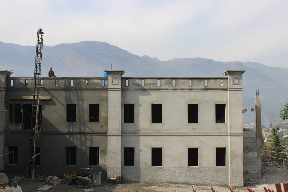 New buildings at the Boys Government High School. Picture: Victoria Francis/DFID