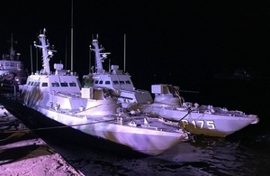 Ukrainian vessels returned by Russia