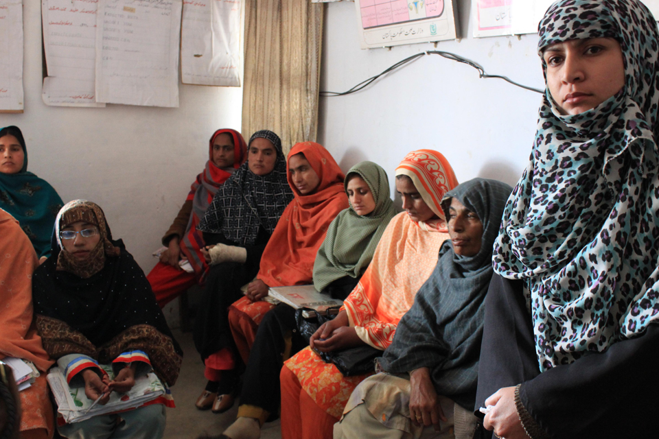 Mandra's lady health workers. Picture: Victoria Francis/ DFID