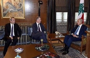 Richard Moore meets with Speaker Nabih Berri