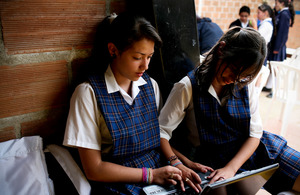 Students at a rural high school in Colombia. Picture: Charlotte Kesl/ World Bank