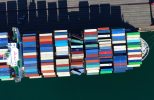 Container collapse on board CMA CGM G. Washington