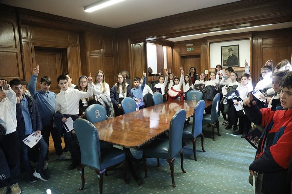 Students in Venizelos Library