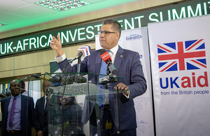 International Development Secretary Alok Sharma, pictured at the Nairobi Securities Exchange during a visit to Kenya ahead of the Africa Investment Summit