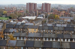 View of rooftops