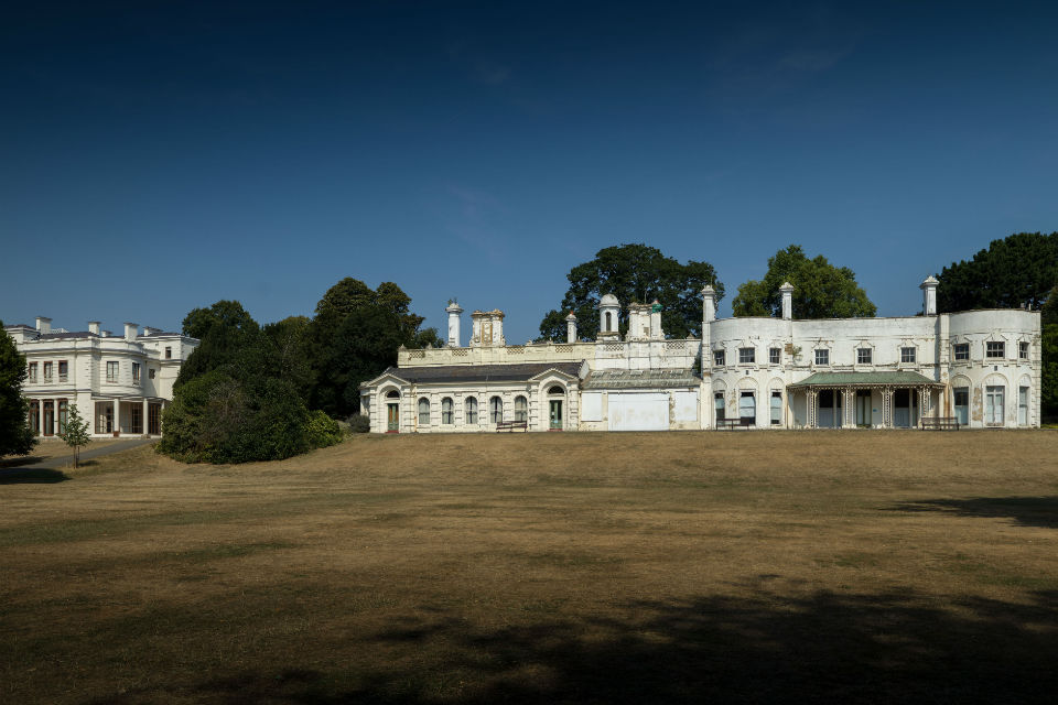 The mansion at Gunnersbury Park. 