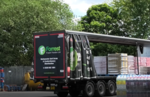 A Forrest Fresh Foods lorry being loaded