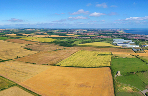 The proposed development site at Seaham, County Durham