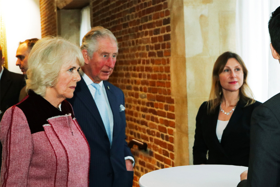Cabinet Office Hosts The Prince Of Wales And Duchess Of Cornwall