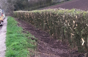 A46 layby (post clean)