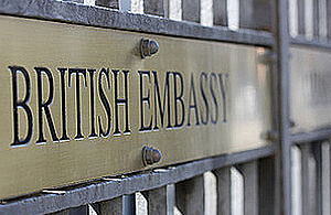 British Embassy plaque