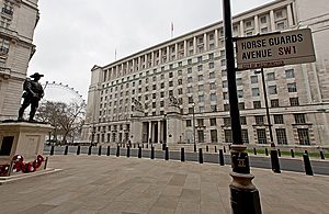 Ministry of Defence Main Building. MOD Crown Copyright.