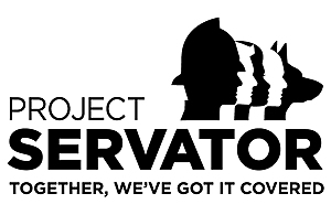 Project Servator logo with the tag line together, we've got it covered. Crown Copyright.