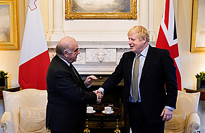 PM meets Malta's President.