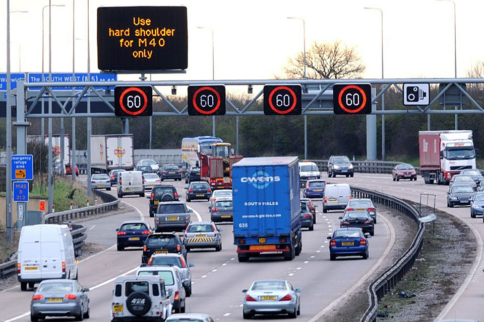 Dynamic hard shoulders in UK motorways