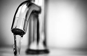 Picture shows a tap