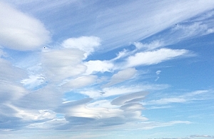 blue sky with clouds