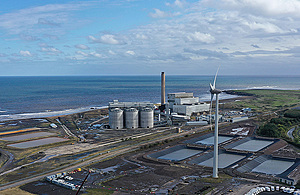 The Coal Authority's Lynemouth mine water treatment scheme.