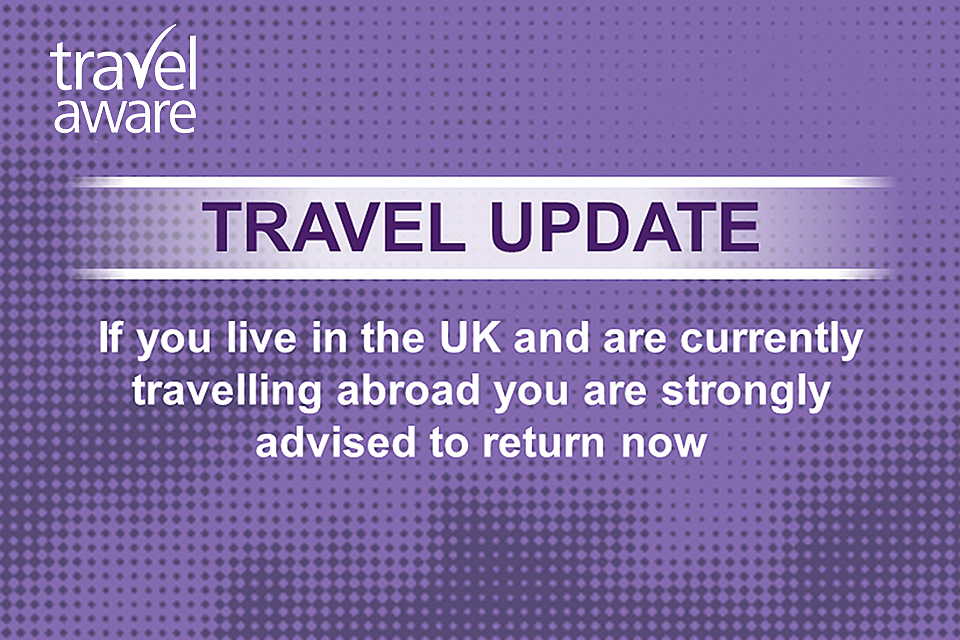 gov.co.uk foreign travel advice