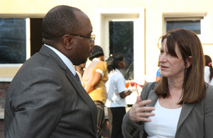 Lynne Featherstone with DRC Minister of Health Félix Kabange Numbi Mukwampa. Picture: DFID