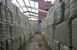 RDF bales at the Morrey site