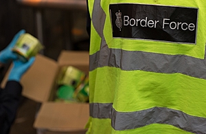 An image of Border Force checks.