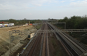 Photograph of West Coast Main Line near Roade
