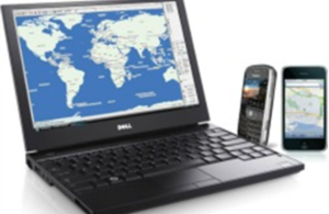 Hidden Technology software shown on laptop and smart phones