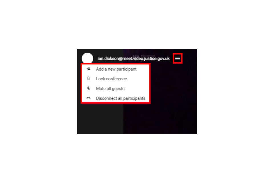 image shows the CVP 'Host' functionality drop down highlighted in red