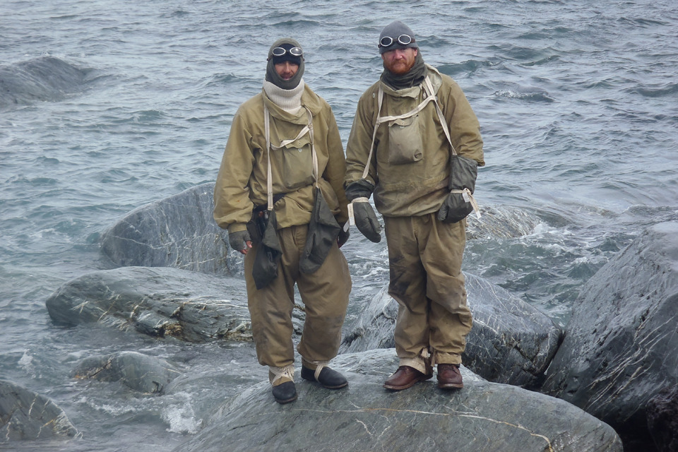 Naval duo recreate Shackleton rescue GOV.UK