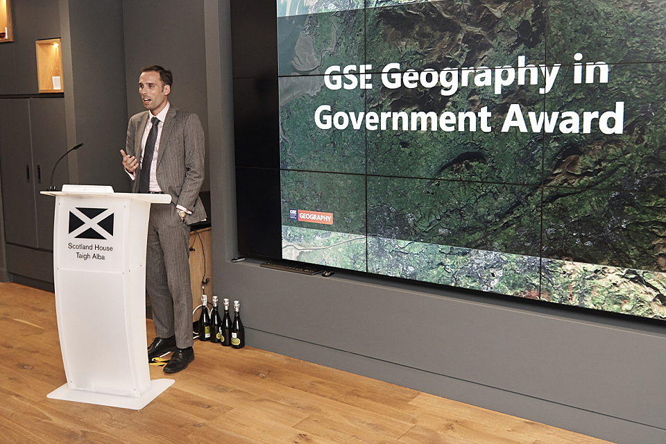 Geography in Government Awards 2018 GOV.UK
