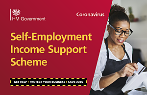 Graphic with the text 'Self-Employment Income Support Scheme'