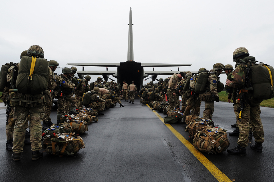 Soldiers from 16 Air Assault Brigade