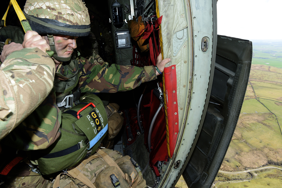 A soldier from 16 Air Assault Brigade