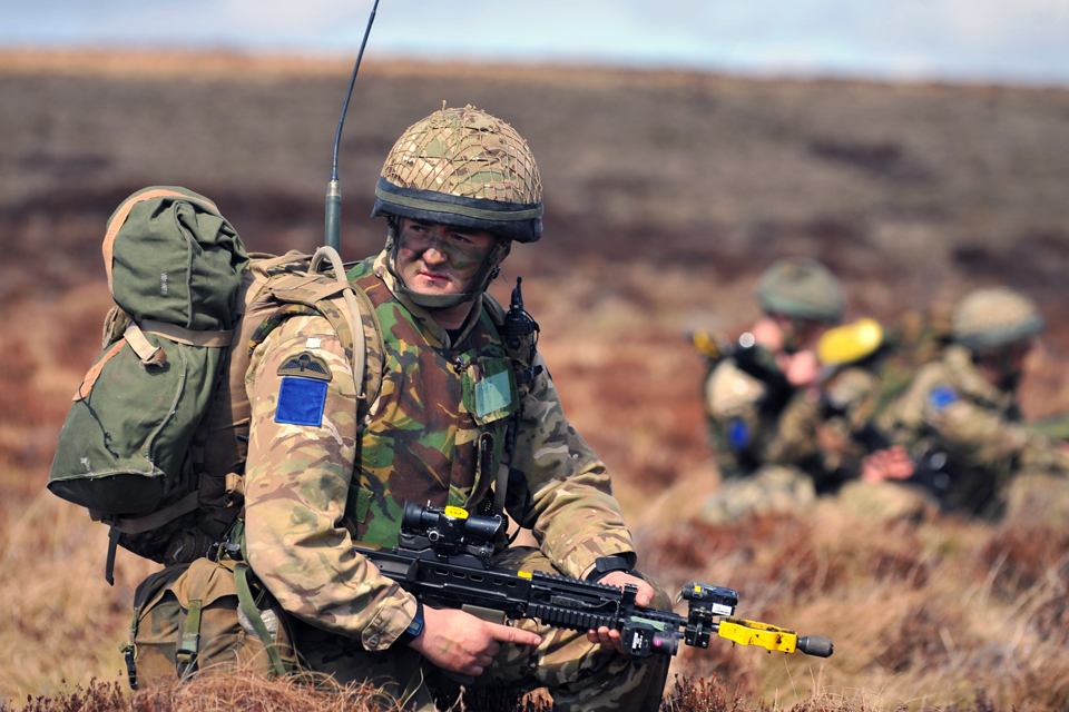 Soldiers from 16 Air Assault Brigade
