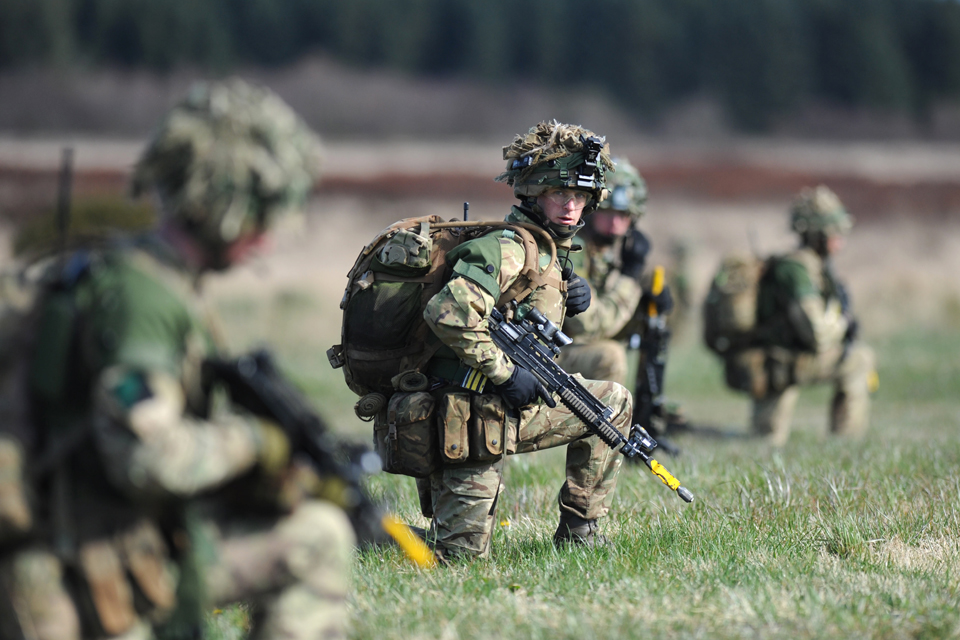 Soldiers from 16 Air Assault Brigade