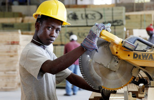 Photograph of a construction worker