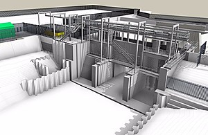 A computer design of how the new Holderness Drain East Hull Pumping Station will look