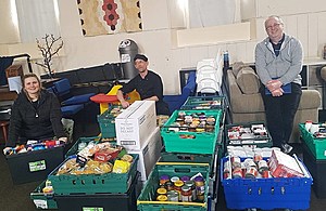 Volunteers from the North Ayrshire foodbank