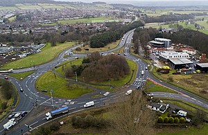 Kemplay Bank roundabout south of Penrith
