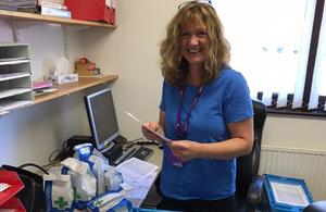 Sharon Foxon from Sizewell A Site has been volunteering in her local community during the coronavirus pandemic