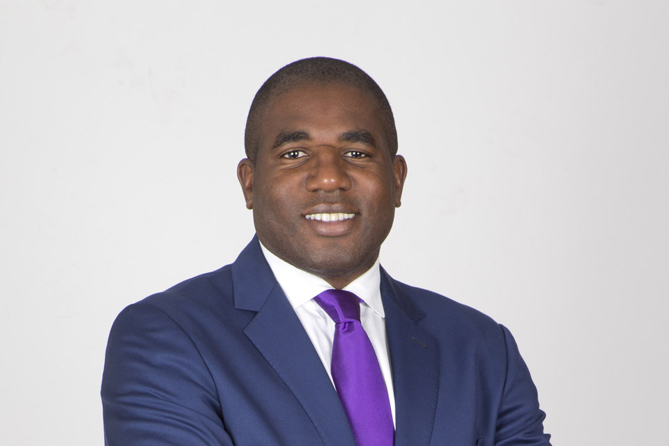 The Rt Hon David Lammy MP