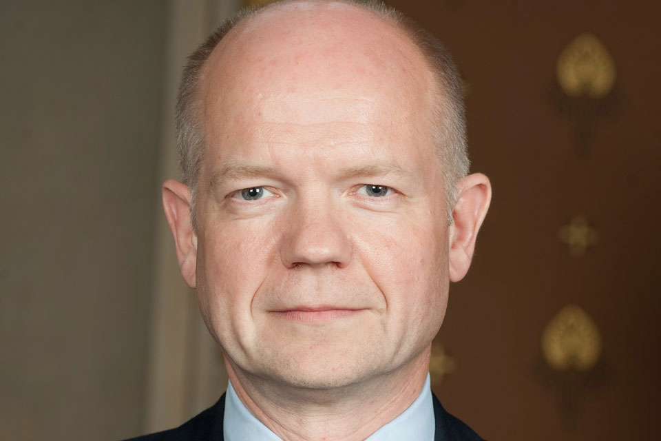 The Rt Hon William Hague