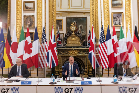 Foreign Secretary Dominic Raab hosts G7 foreign leaders meeting