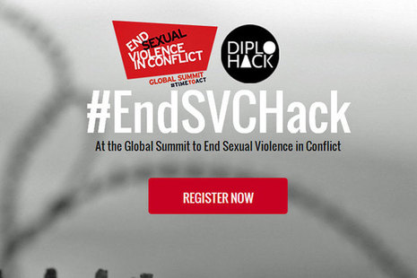 End Sexual Violence in Conflict Hack logo