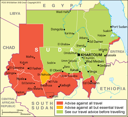 travel advisory to south sudan