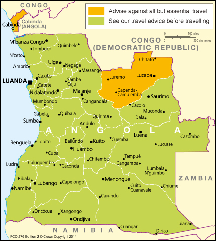 angola travel uk gov