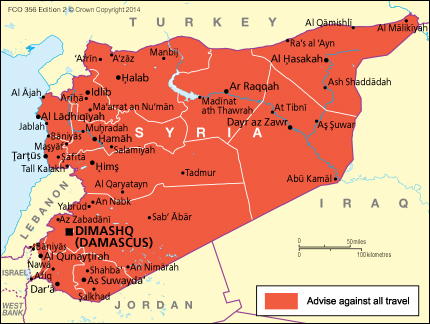 travel advice syria